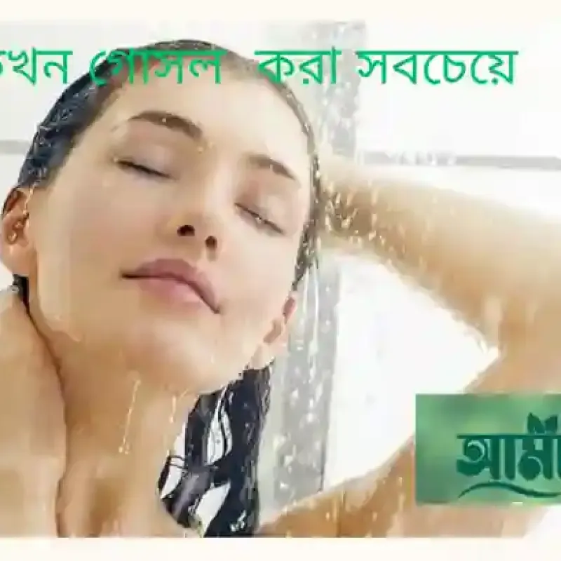 গরমে কখন গোসল করা সবচেয়ে ভালো?