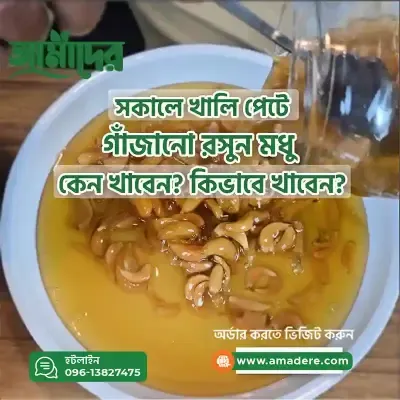 আমাদের গাঁজানো রসুন মধু | Amader Fermented Garlic Honey 400gram